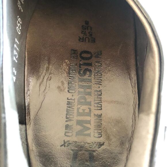 Mephisto womens air relax black leather slip on loafer shoes size 8 - Picture 12 of 12